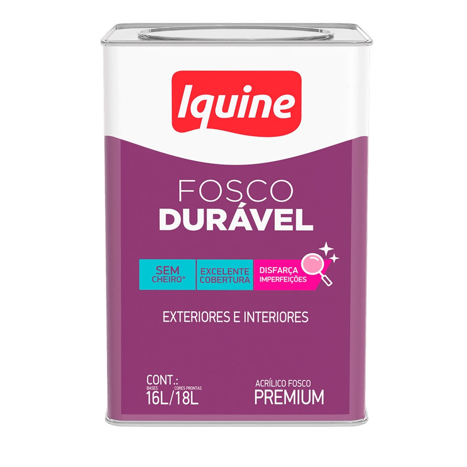 Acílico Fosco Premium 18L Gelo - Fosco Durável
