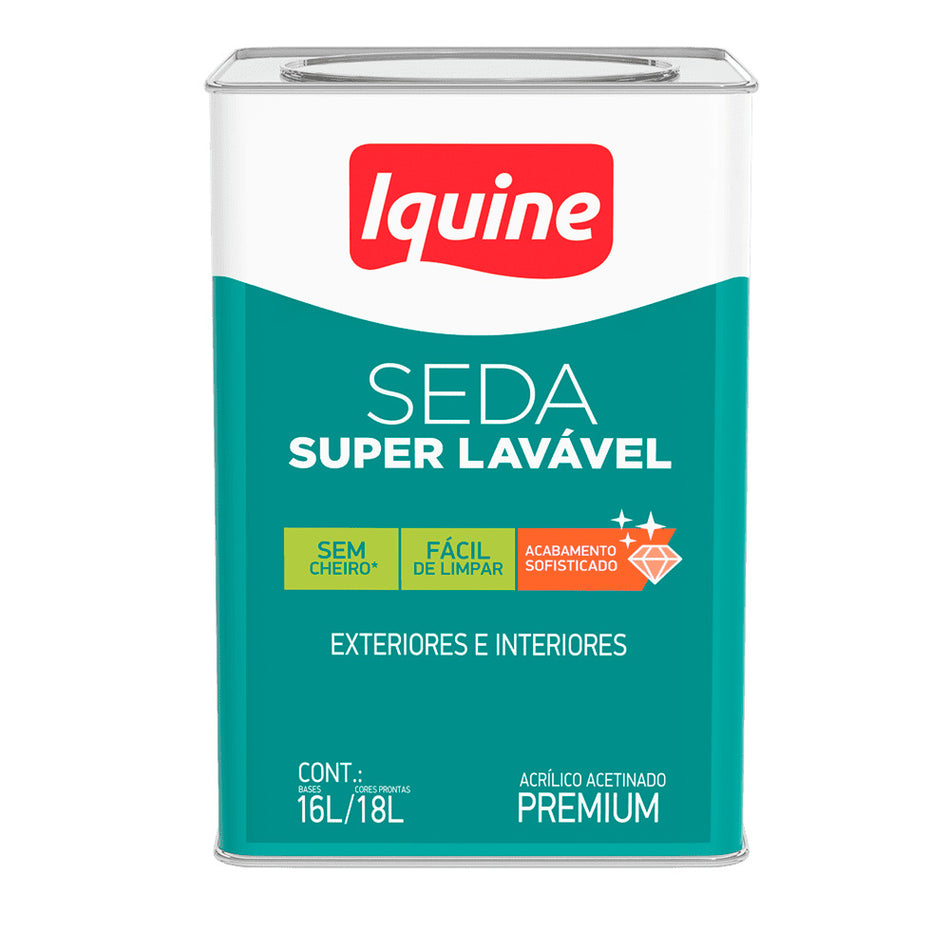 Acr. Acetinado Premium 18L Branco - Seda Superlavavel