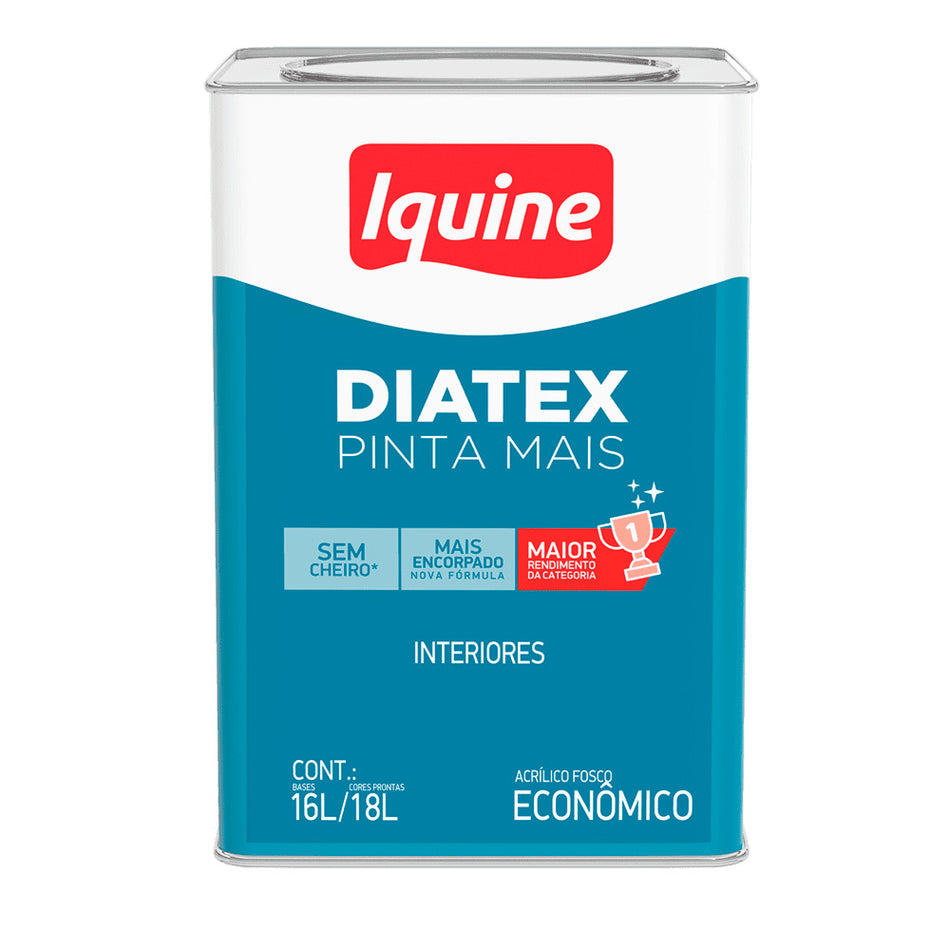 Acr. Economico 18L Branco - Diatex Pinta Mais