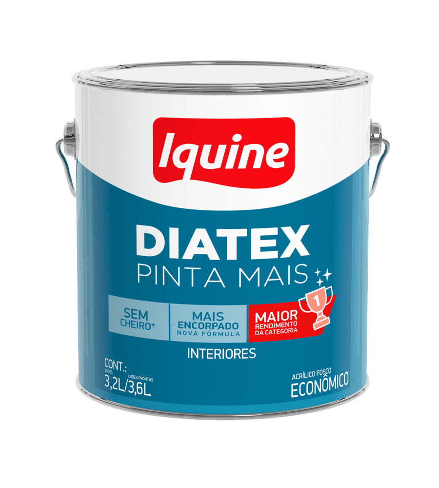 Acr. Economico 3,6L Branco - Diatex Pinta Mais