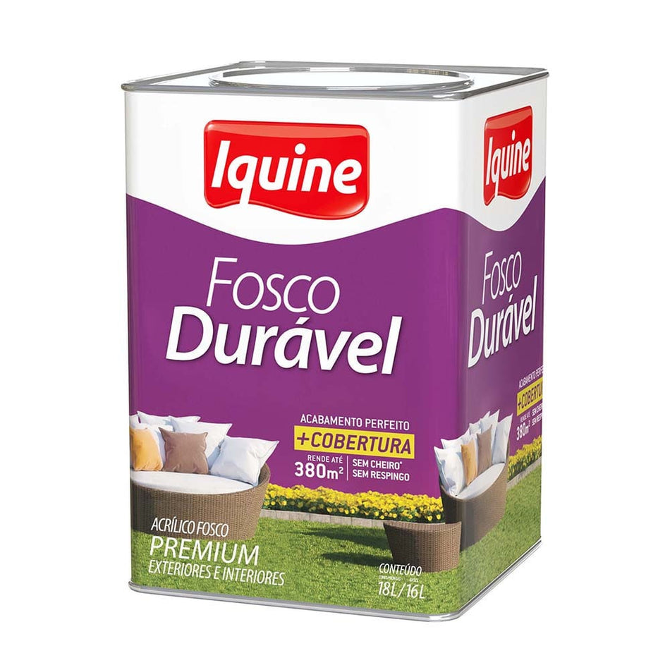Acílico Fosco Premium 18L Gelo - Fosco Durável