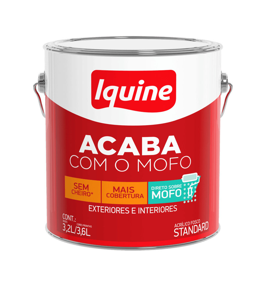Acr. Fc. Std 3,6L Branco - Acaba Com O Mofo