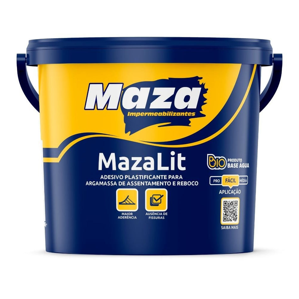 Aditivo Plastificante P/Massa E Reboco 18L
