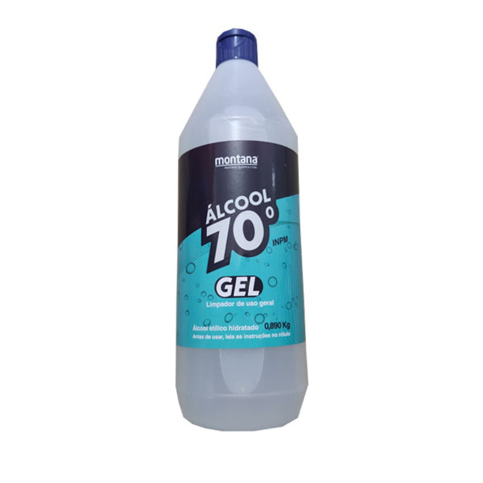 Alcool Em Gel 70% P/Mãos 0,890Kg - Montana