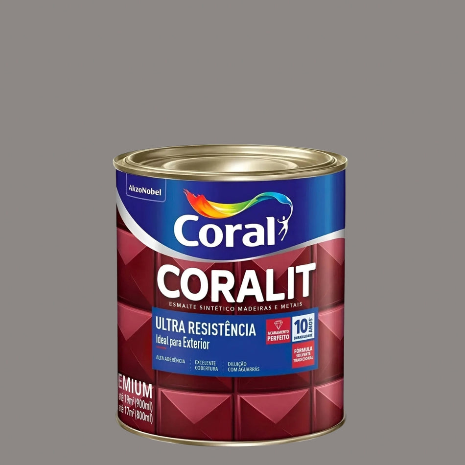 Esmalte Premium Brilhante Coralit Ultra Resistencia 900ml