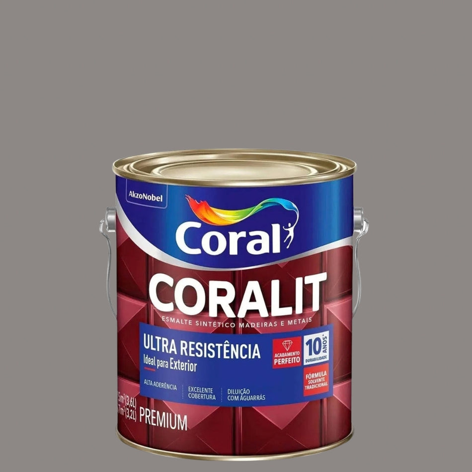 Esmalte Premium Brilhante Coralit Ultra Resistência 3,6L