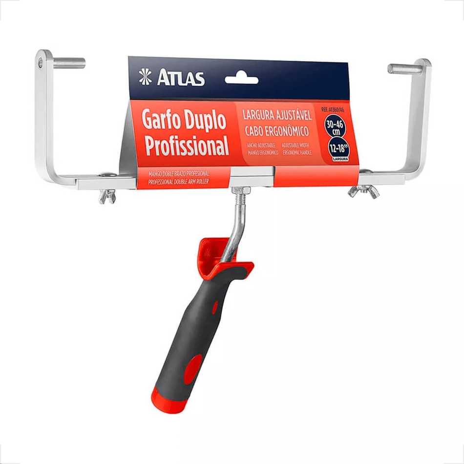 Cabo Garfo Duplo P/Rolo 46 Cm Ref. 360/46 Atlas Ferramentas