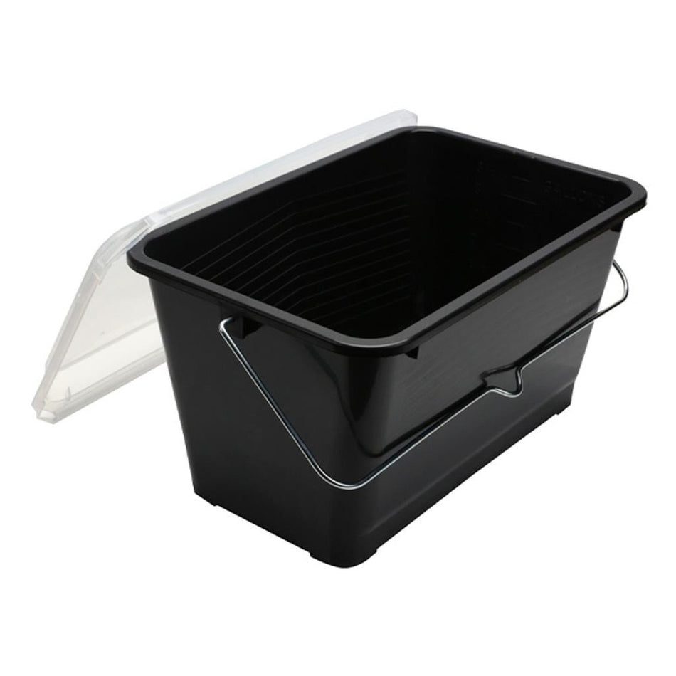 Cacamba Plastica P/Pintura 15L Chao C/Tampa Tigre Pro - 2309-02