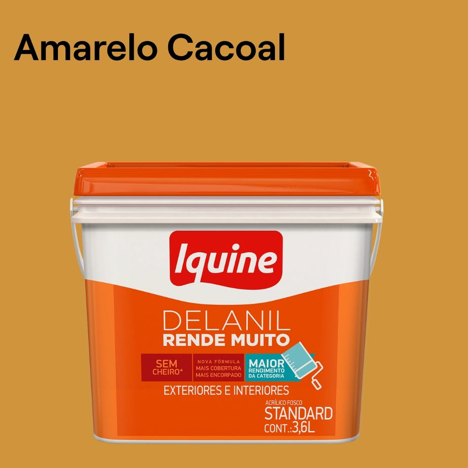 Tinta Acrílica Fosca Rende Muito Delanil 3,6L