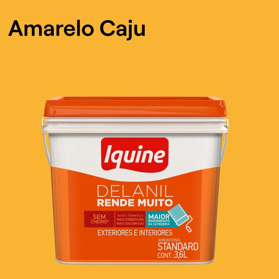Tinta Acrílica Fosca Rende Muito Delanil 3,6L
