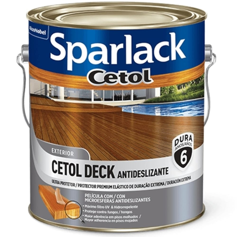 Verniz Cetol Deck Antiderrapante Sparlack 3,6L