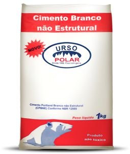 Cimento Branco 1Kg