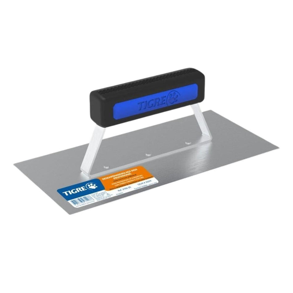 Desempenadeira Aco Inox 12X25Cm - 2140/25 - Cabo Fechado