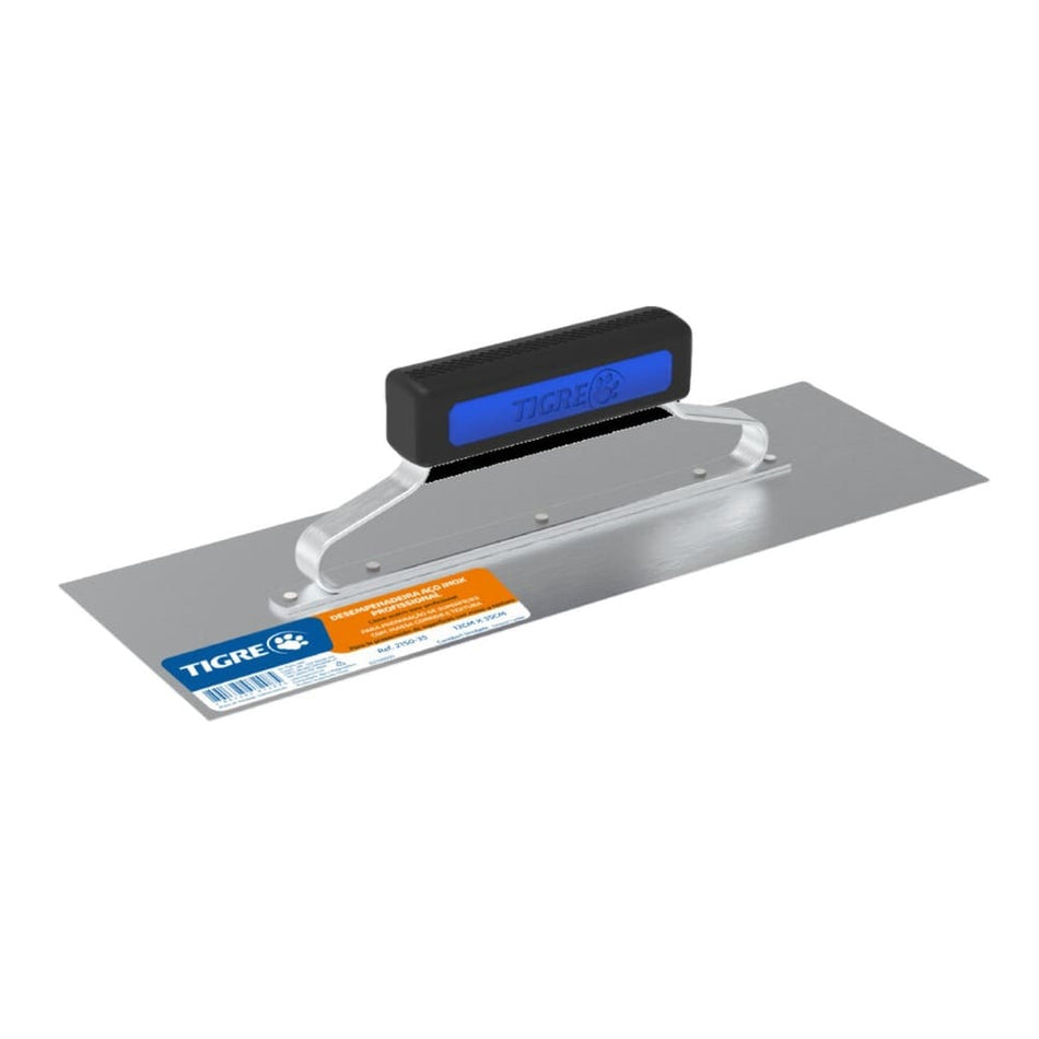 Desempenadeira Aco Inox 12X35Cm - 2140/35 - Cabo Fechado