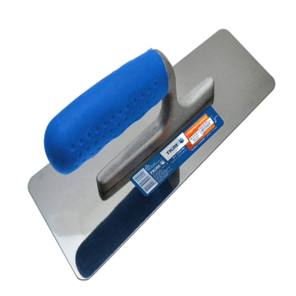 Desempenadeira Aco Inox P/Efeito Marmorizado 10X24Cm - 2132/001