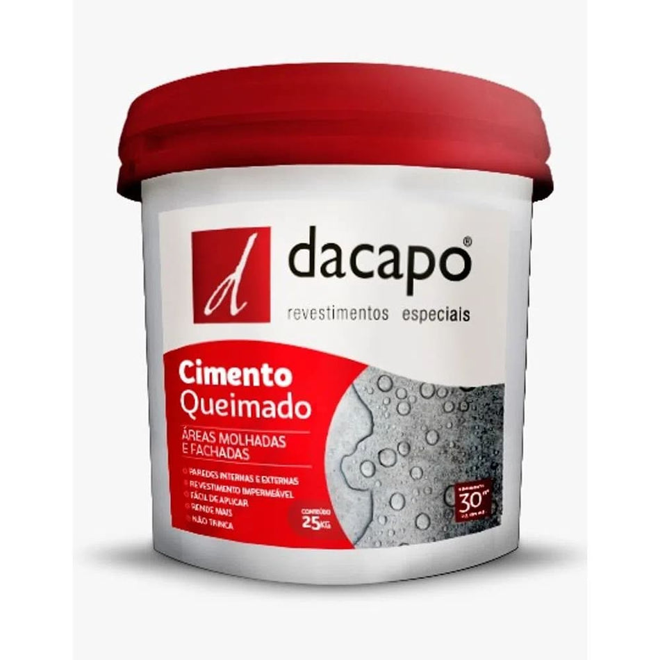 EFEITO CIMENTO QUEIMADO 25KG PLATINA - PAREDE PRONTO - P/INTERIOR
