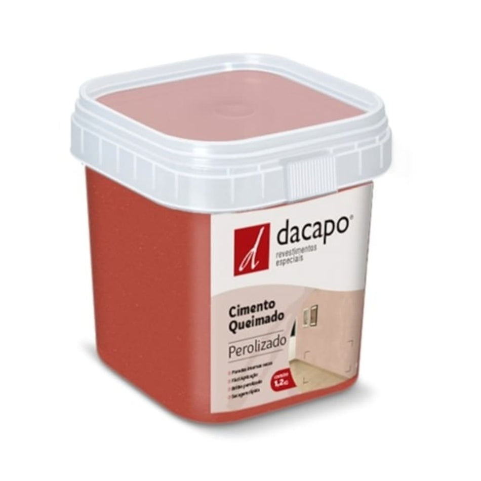 EFEITO CIMENTO QUEIMADO PEROLIZADO 1,2KG COBRE - INTERIOR