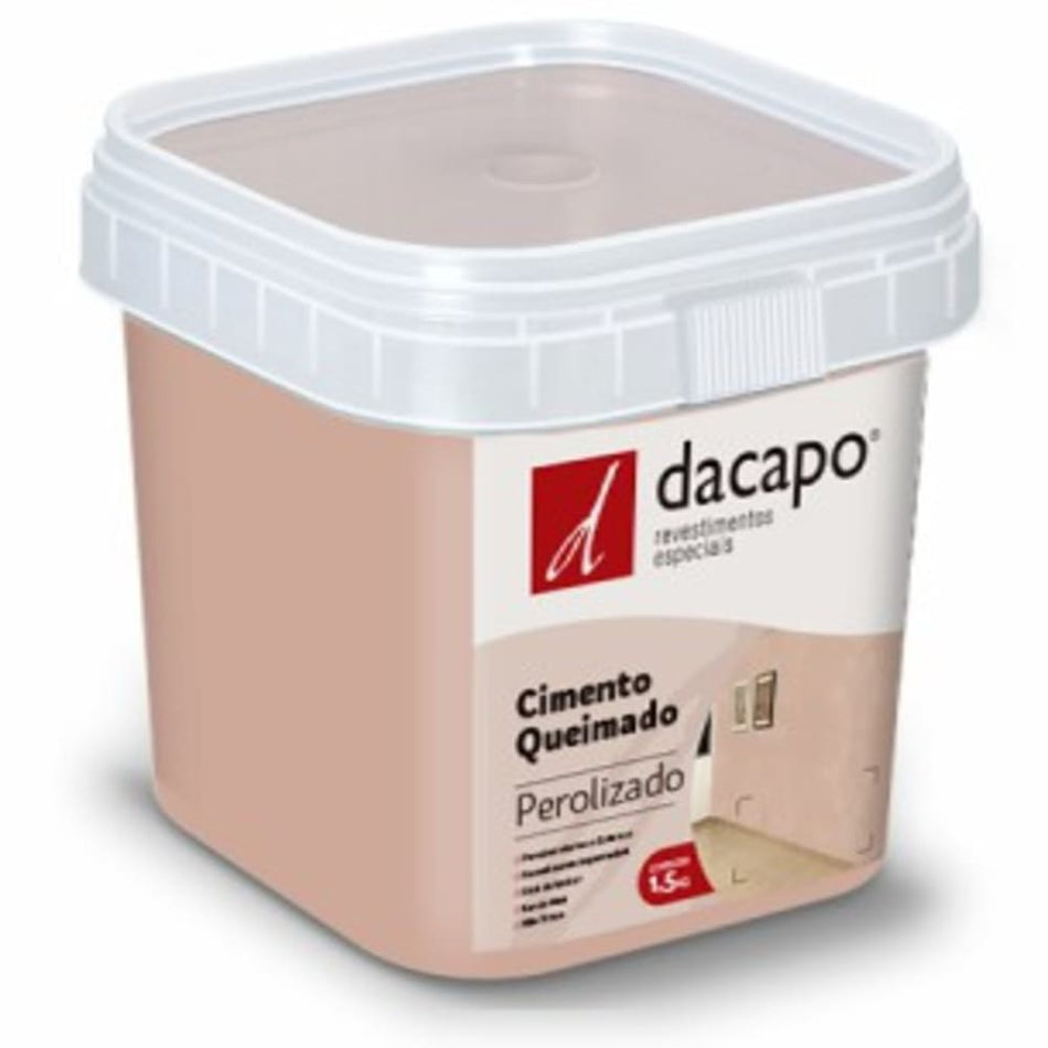 EFEITO CIMENTO QUEIMADO PEROLIZADO 1,2KG PEROLA - INTERIOR