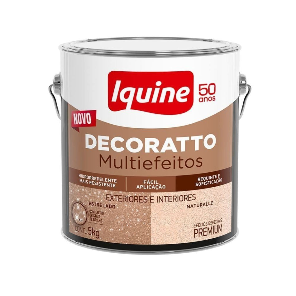 Efeito Estrelado 5,0Kg Branco - Decoratto Multiefeitos