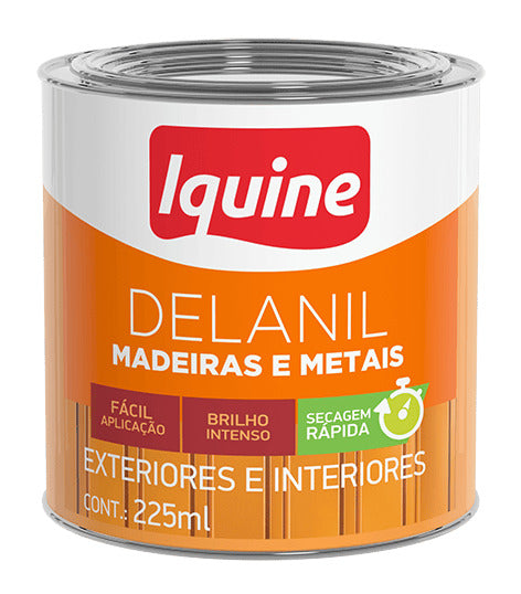Esmalte Brilhante 0,225L Branco - Delanil Madeiras E Metais
