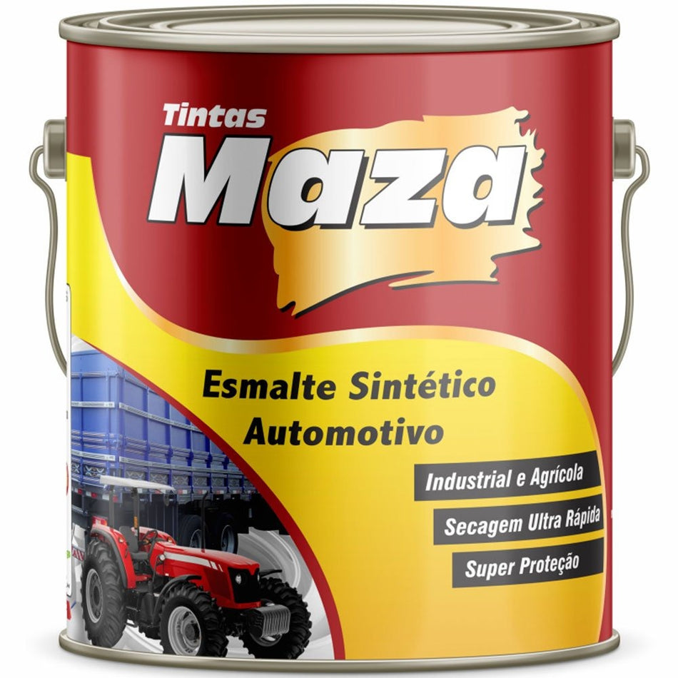 Esmalte Industrial Brilhante Pu 3,6L Amarelo Seg M5Y8/12 - Kit M677