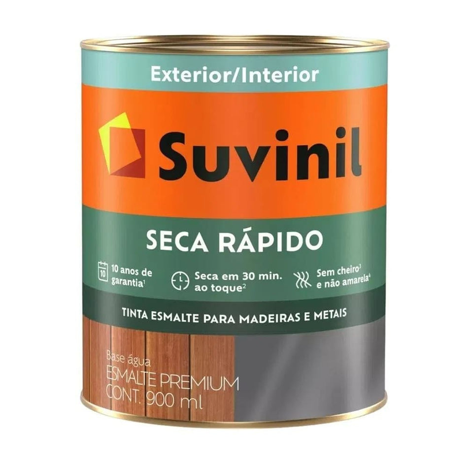 Esmalte Suvinil Seca Rápido Acetinado Branco 900Ml