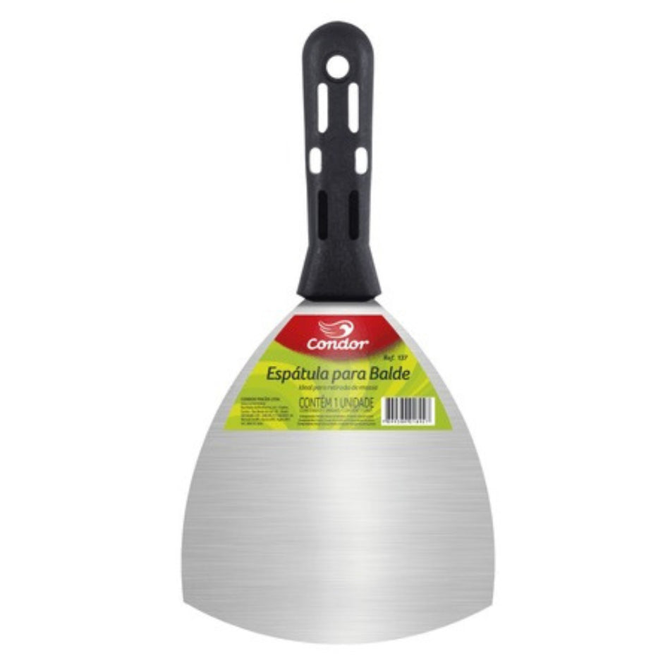 Espatula P/Baldes - Aco Carbono - Redonda - 137