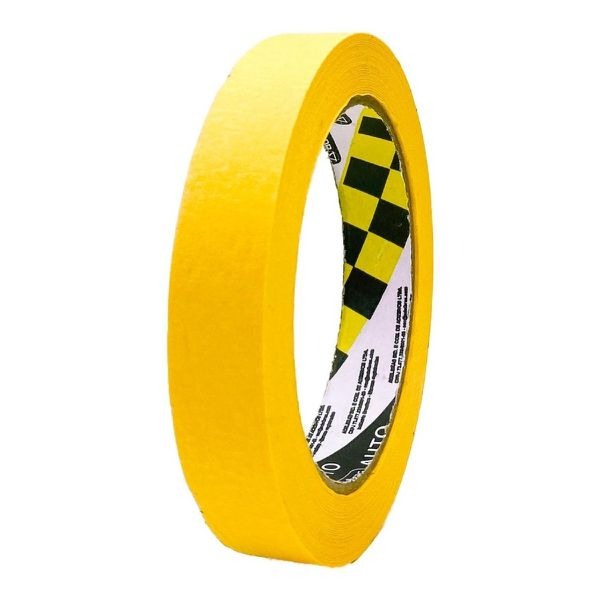 Fita Crepe 18X40 - Automotiva - Amarela