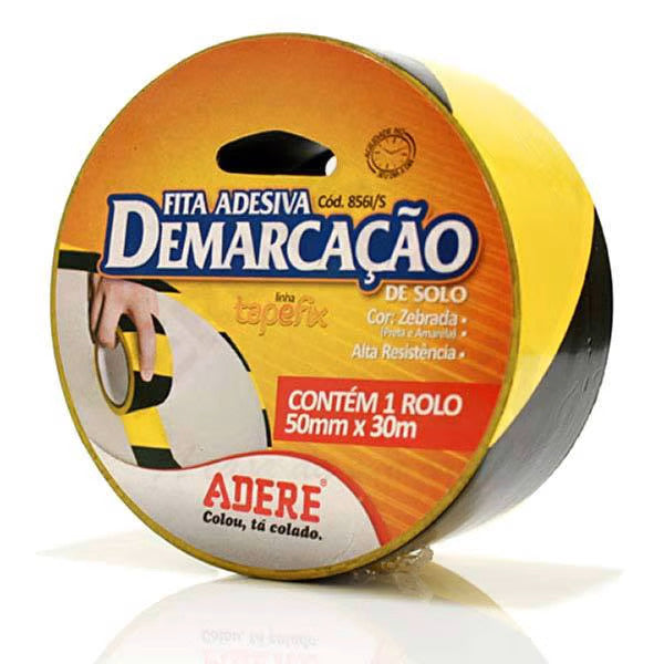 Fita Demarcacao Solo 50X30 Amarelo/Preto - 856I/S Adere