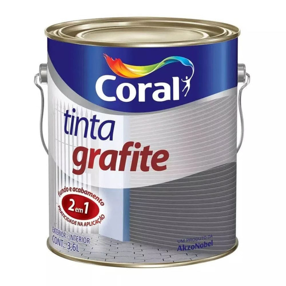 Tinta Grafite Fosca Coral 3,6L