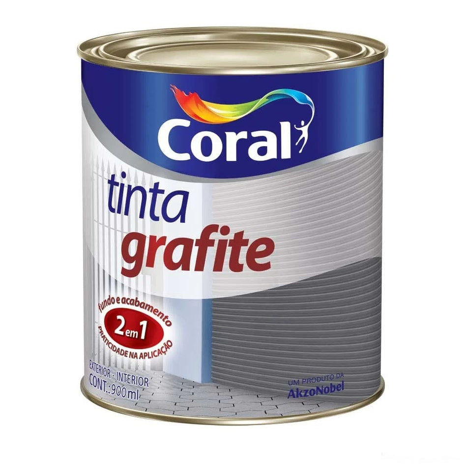 Tinta Grafite Fosca Coral 900mL
