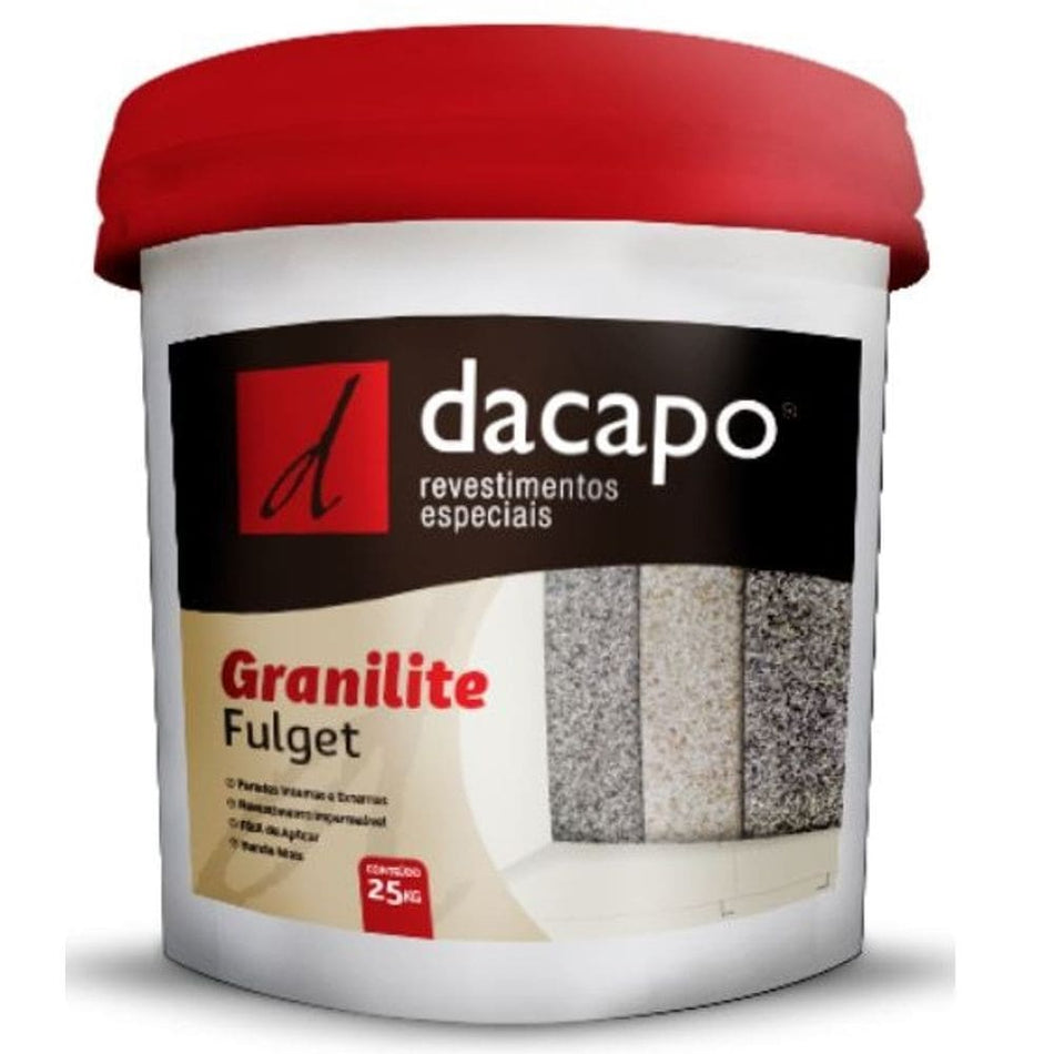GRANILITE FULGET PAREDE 25KG PLATINA SUAVE