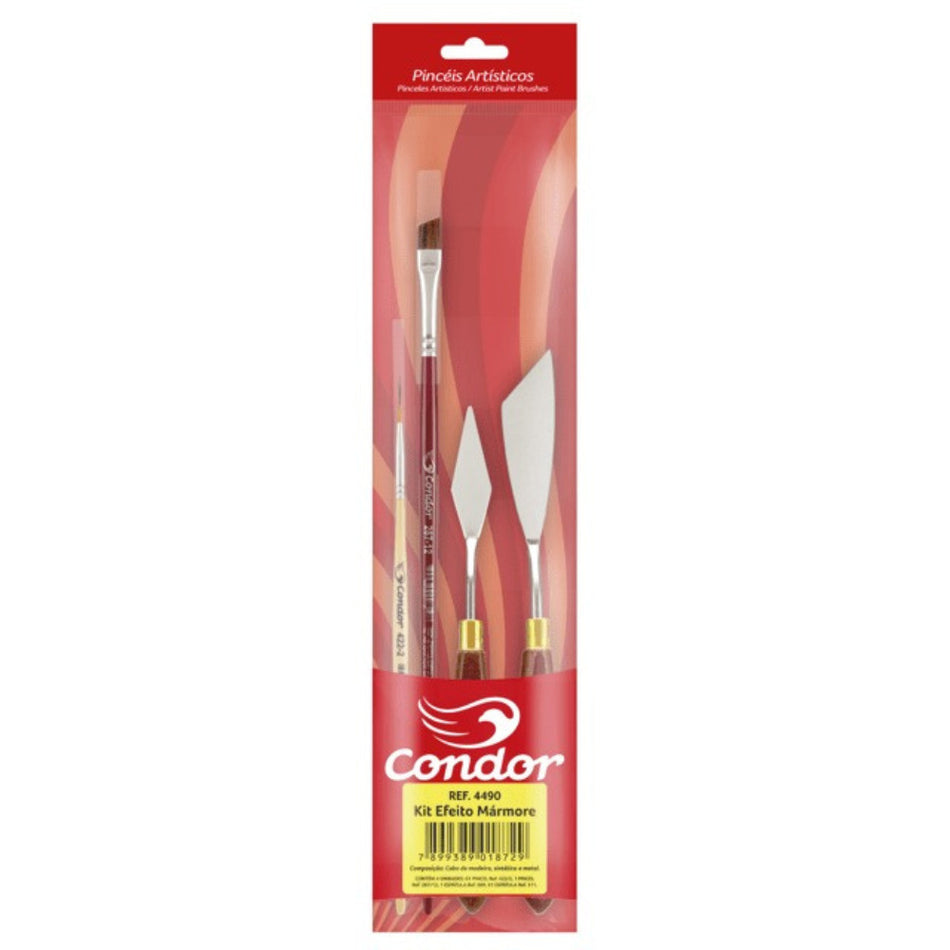 Kit Efeito Marmore - 4 Pecas - 4490