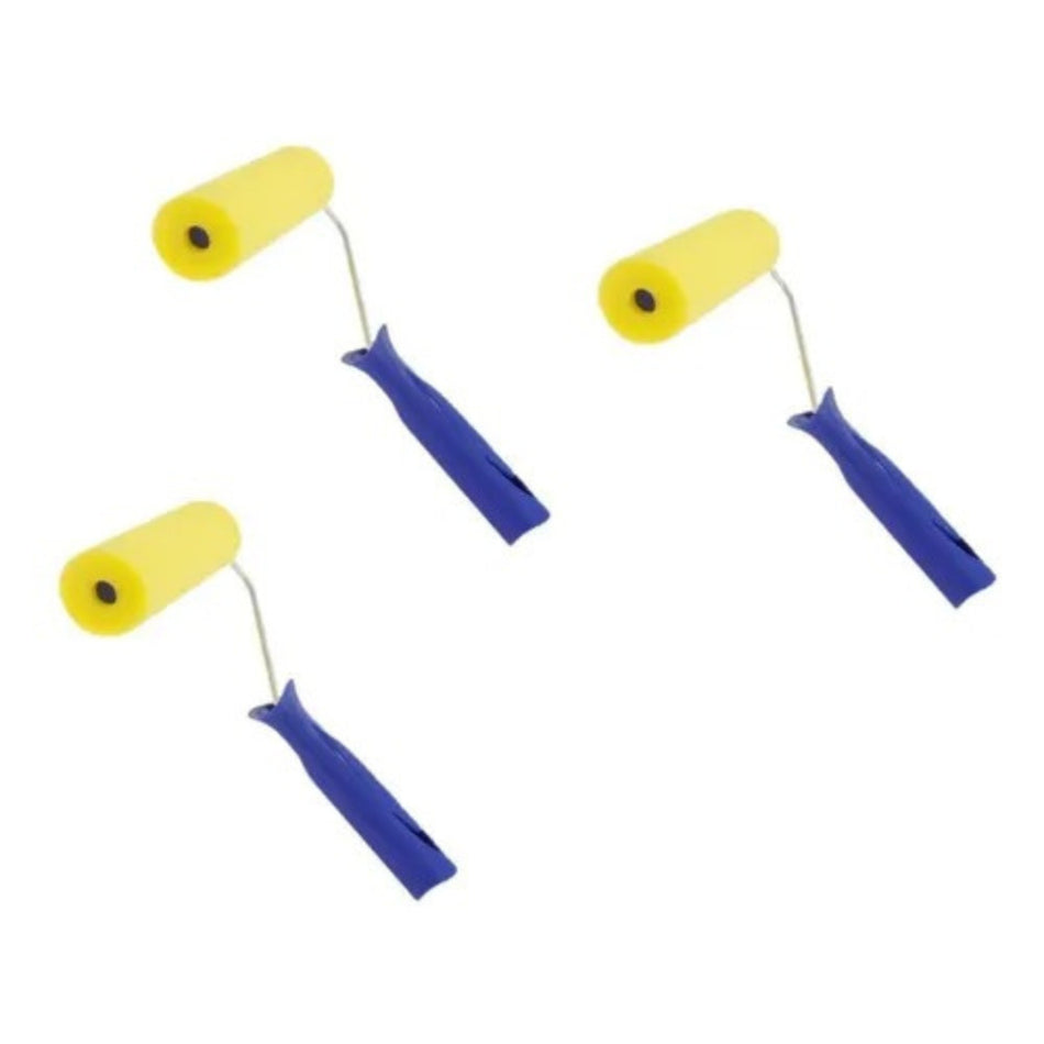 KIT REFIL C/ 03 ROLOS ESPUMA 09CM - P/LATEX E ESMALTE E VERNIZ - 1341/9