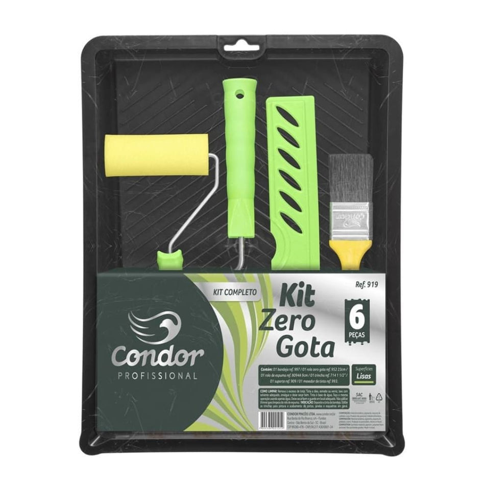 KIT ROLO LA ZERO GOTA COMPLETO - 6 PECAS - 919