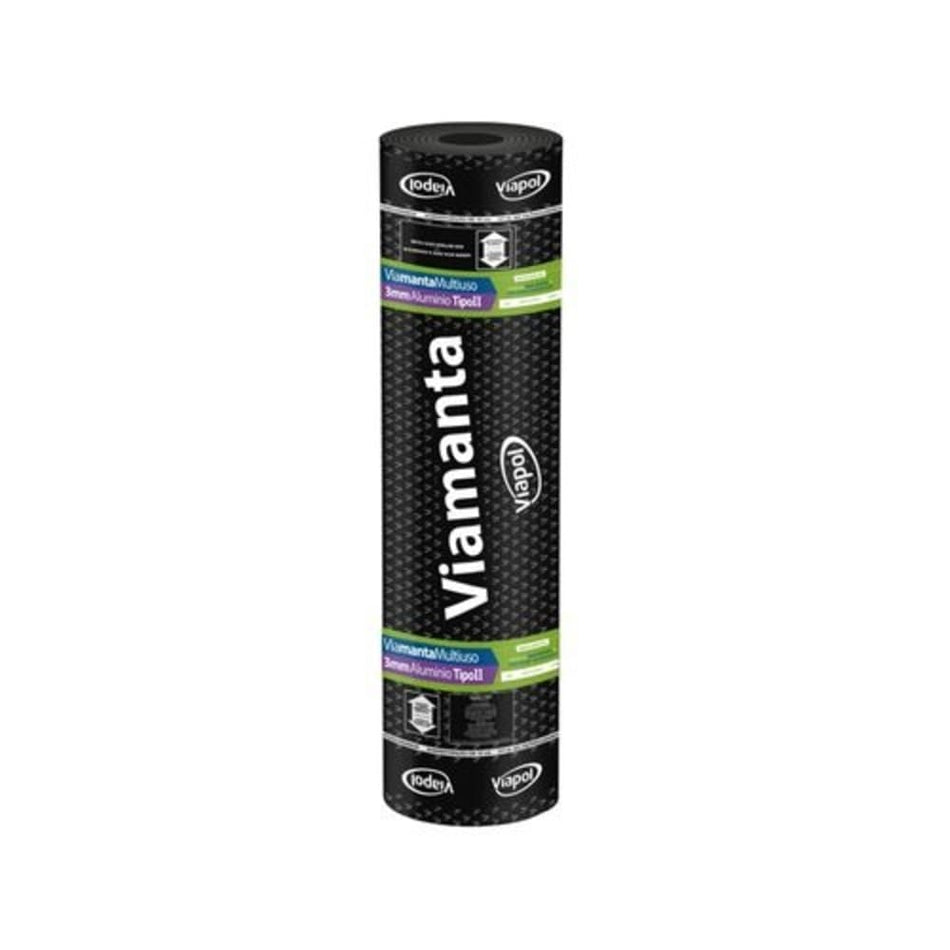 Manta Asfaltica Aluminio - 1Mx10M Para 3Kg