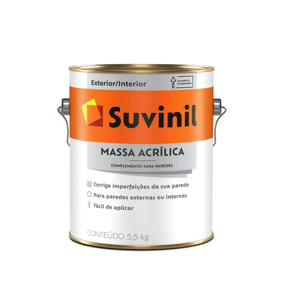 Massa Acrílica 5Kg Gl 3,6L - Suvinil