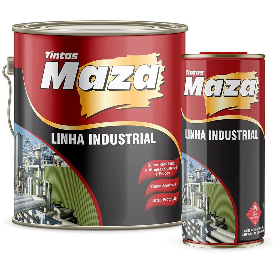 Massa Epoxi 3,6L Branco = Kit 3X1 Maza