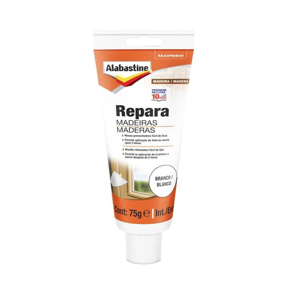 Massa P/Madeira 75G Branca - Repara Madeiras