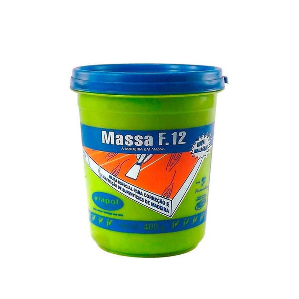 Massa P/Madeira F-12 1,65Kg/0,9L Angelim - Viapol