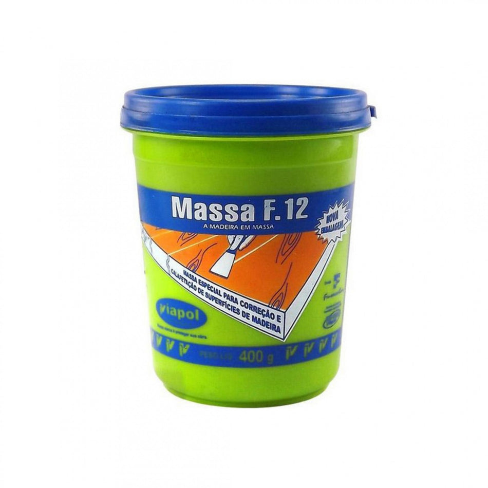Massa P/Madeira F-12 6,5Kg/3,6L Jatobá - Viapol