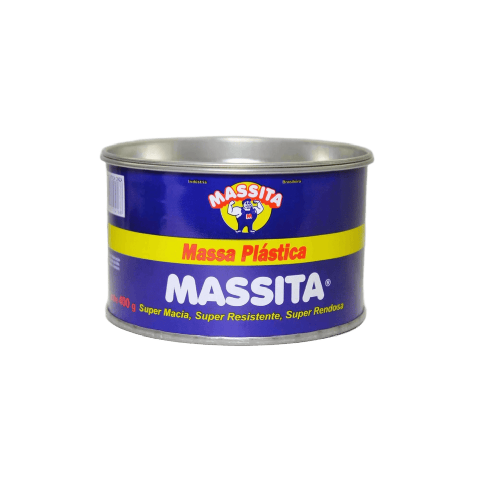 Massa Plastica 400G Cinza