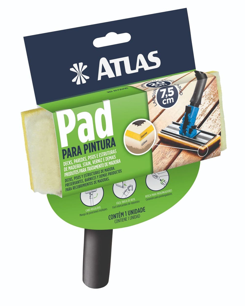 Pad Espuma/Poliéster Pinturas De Deck Ref.At750/90 Atlas