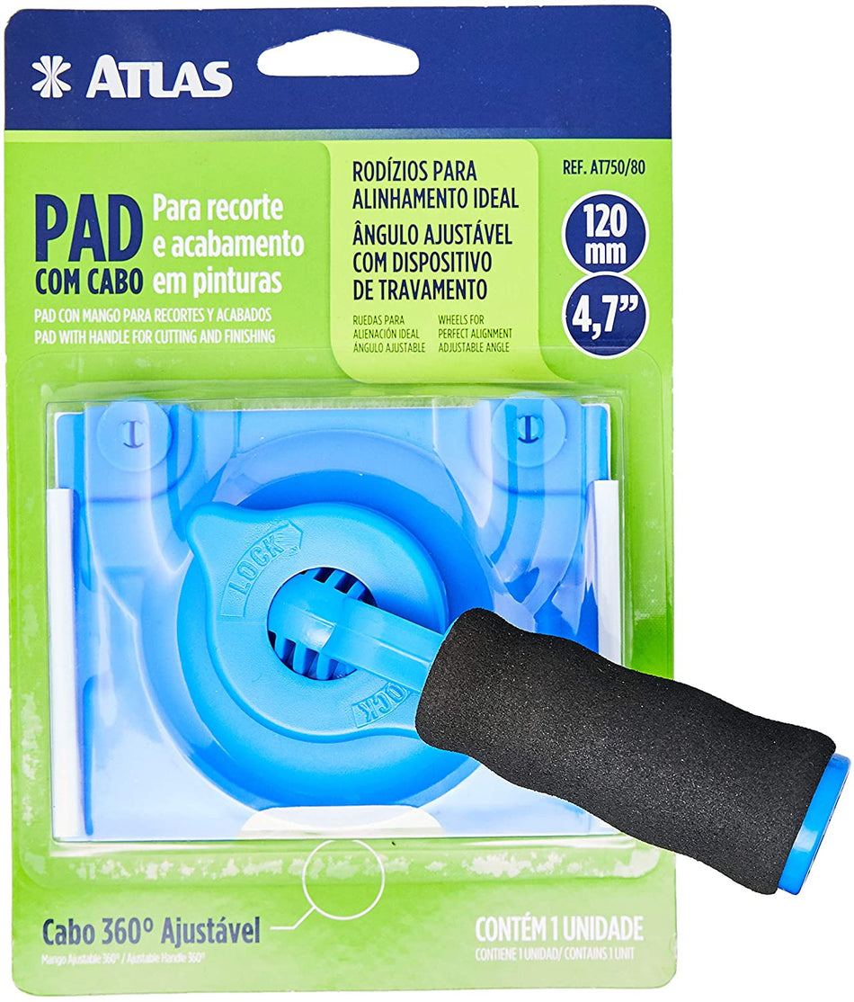 Pad Flocado P/Pintura E Recortes Ajustável 360º Ref.At750/80 Atlas