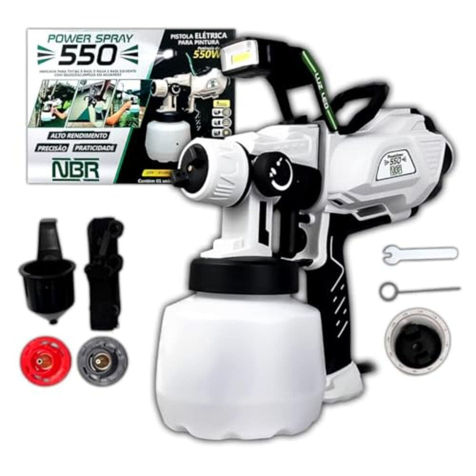PISTOLA ELETRICA NBR POWER SPRAY 550W/220V