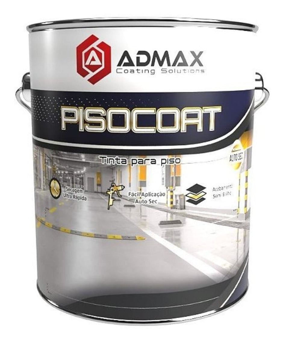 POLIACRILICO 3,6L AMARELO OURO - P/PISOS - MONOCOMPONENTE - PISOCOAT