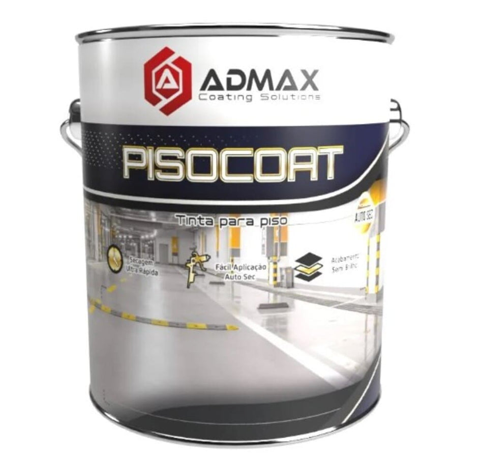 POLIACRILICO 3,6L CINZA CLARO - P/PISOS - MONOCOMPONENTE - PISOCOAT
