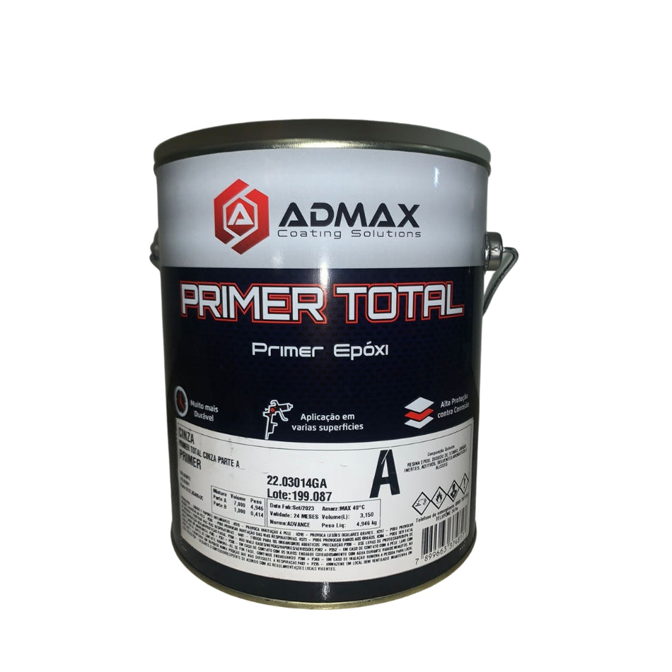 Primer Epoxi 3,6L Cinza - C/Catal. - Primer Total