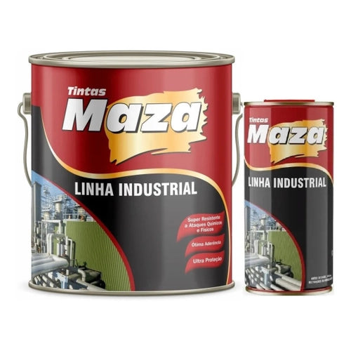 Primer Epoxi 3,6L Vermelho Oxido Kit M202 Com Catalizador Maza