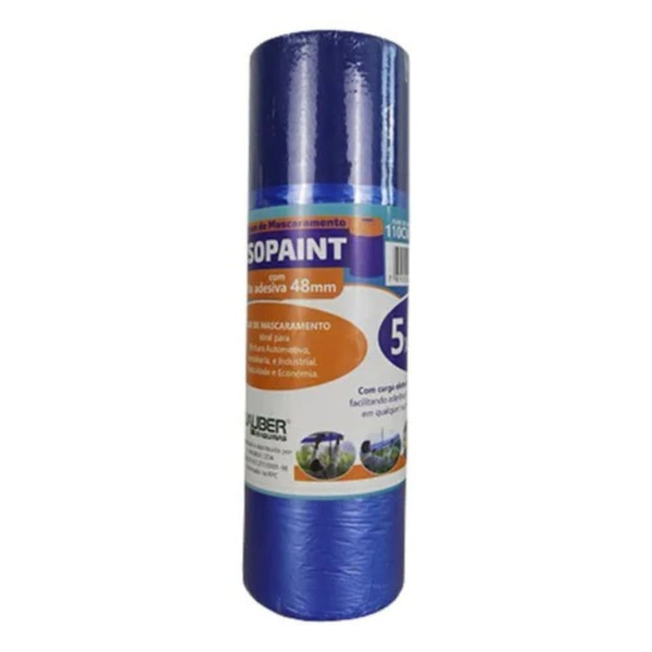 PROTECAO P/PINTURA 1,10x20M - FILME MASCARAMENTO ISOPAINT FITA AZUL 48MM